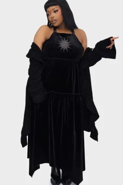 Clearance Ascended Maxi Pinafore - Lappumekko Mekot