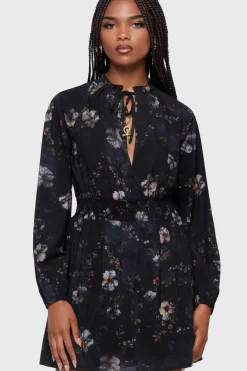 Sale Autumna - Minimekko (black/multi) Mekot|Goottikamaa