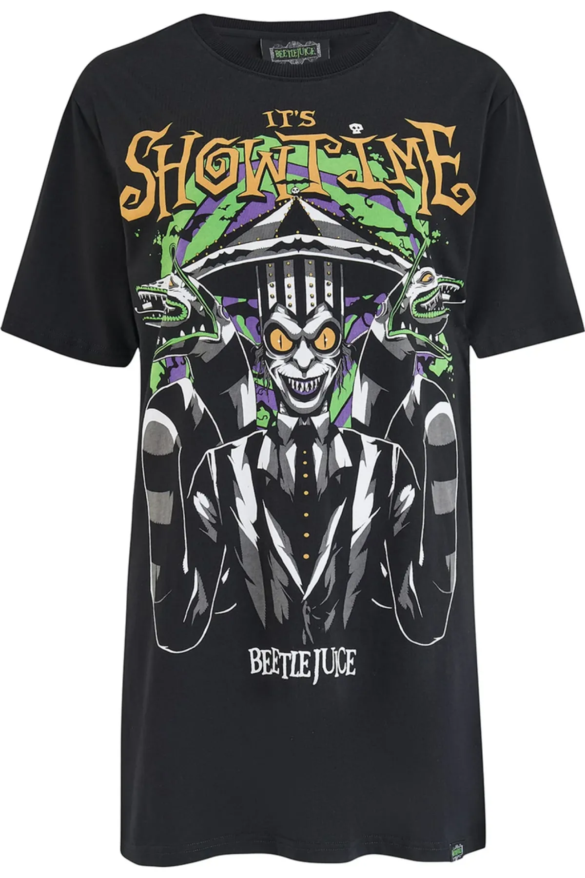 New Beetlejuice It's Showtime - T-paita Goottikamaa|T-Paidat