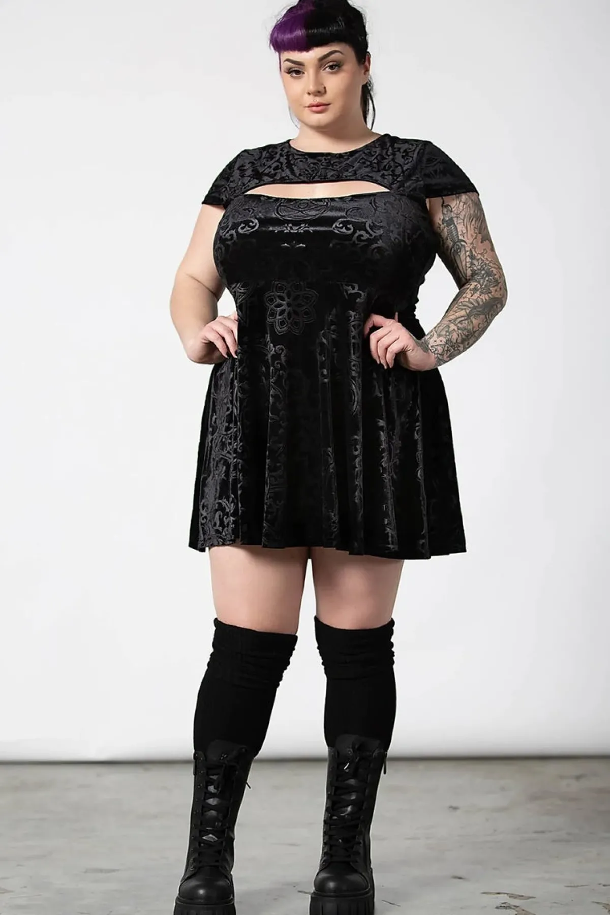 Best Blasphemia - Keyhole Skater Mekko Mekot|Goottikamaa