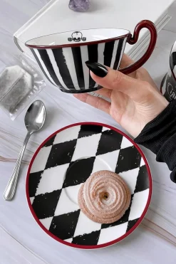 Discount Calagari- Teekuppi ja asetti lautanen Goottikamaa|Teeastiat