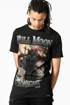 Hot Full Moon - t-paita Goottikamaa|Kissateema