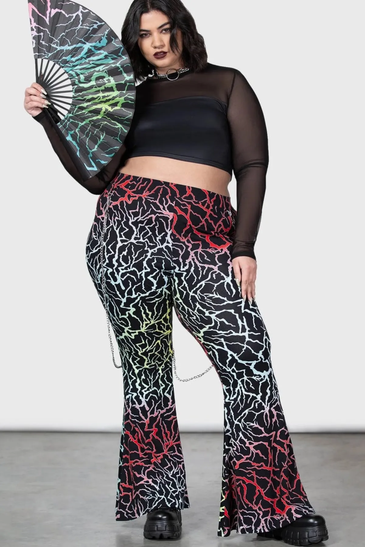Ghoul Sweat - Pitkähihainen toppi, Cropped Pitkähihaiset