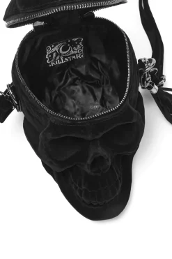 Online Grave Digger Skull - Käsilaukku, Velvet Goottikamaa|Pääkallokamaa