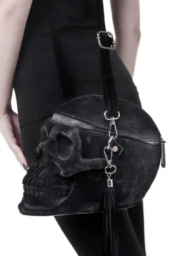 Online Grave Digger Skull - Käsilaukku, Velvet Goottikamaa|Pääkallokamaa