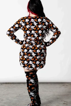 Clearance Haunted Pumpkin - Yö mekko Mekot|Yöasut