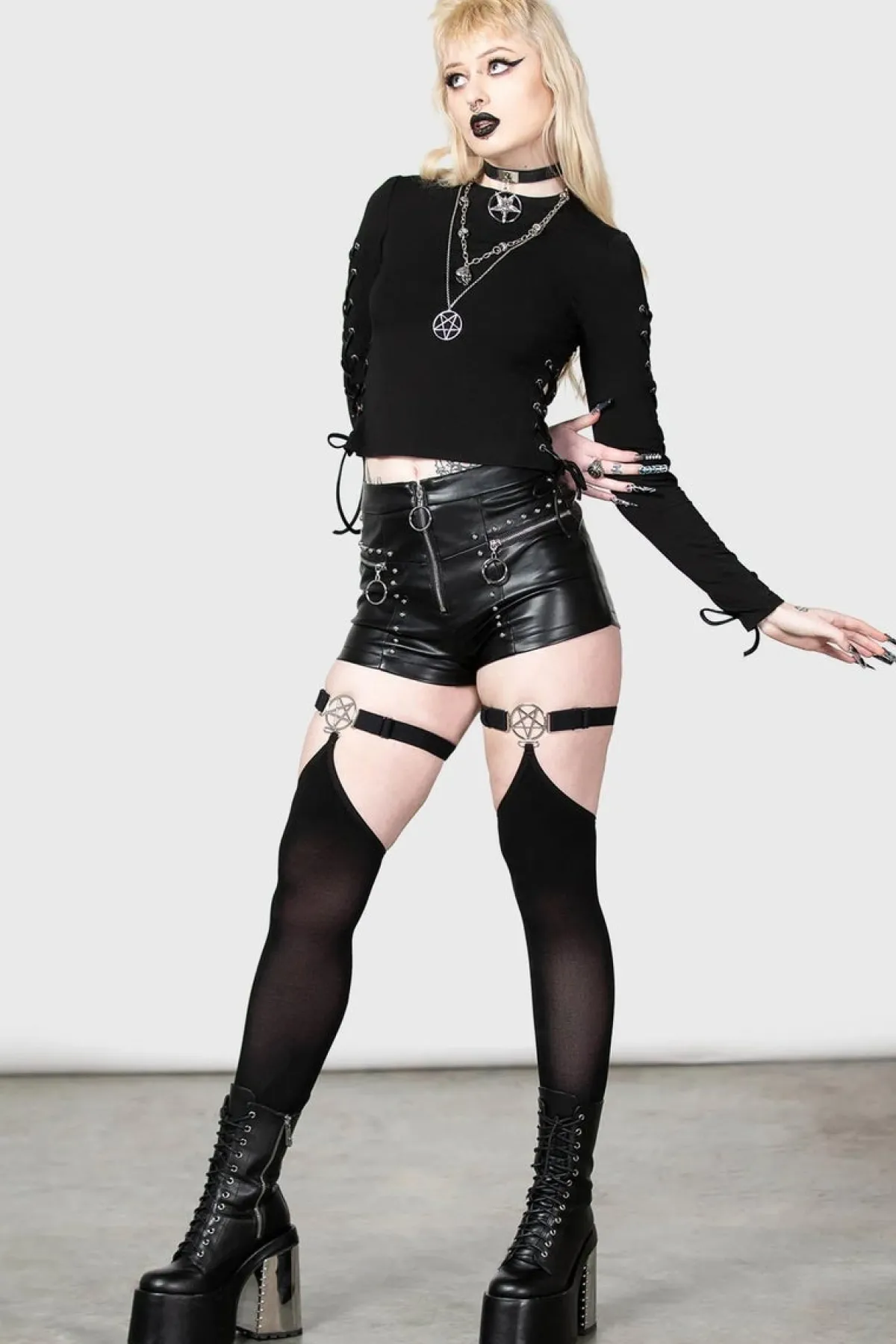 Clearance Leigh - Shortsit Shortsit|Punk!