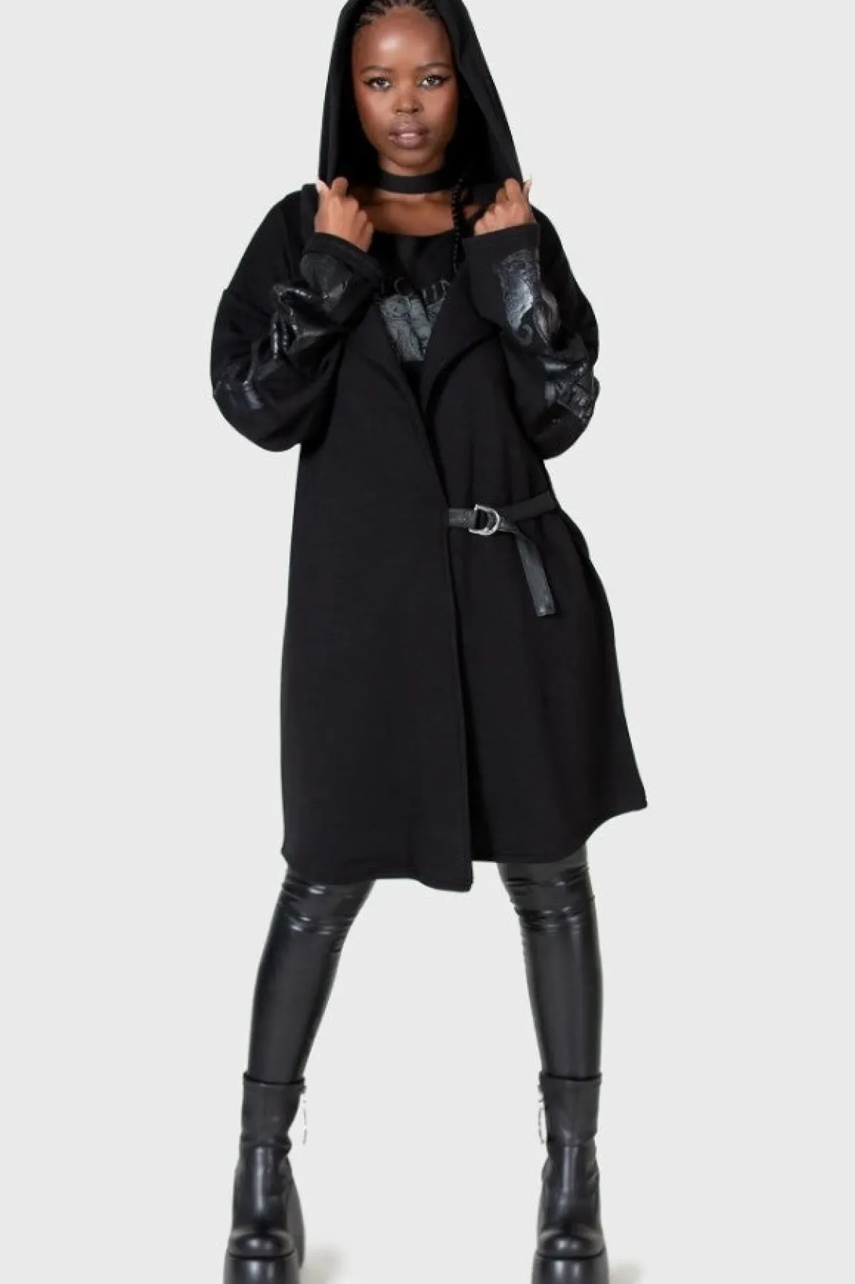 Outlet Lights Out Hooded - Collegetakki Takit|Goottikamaa