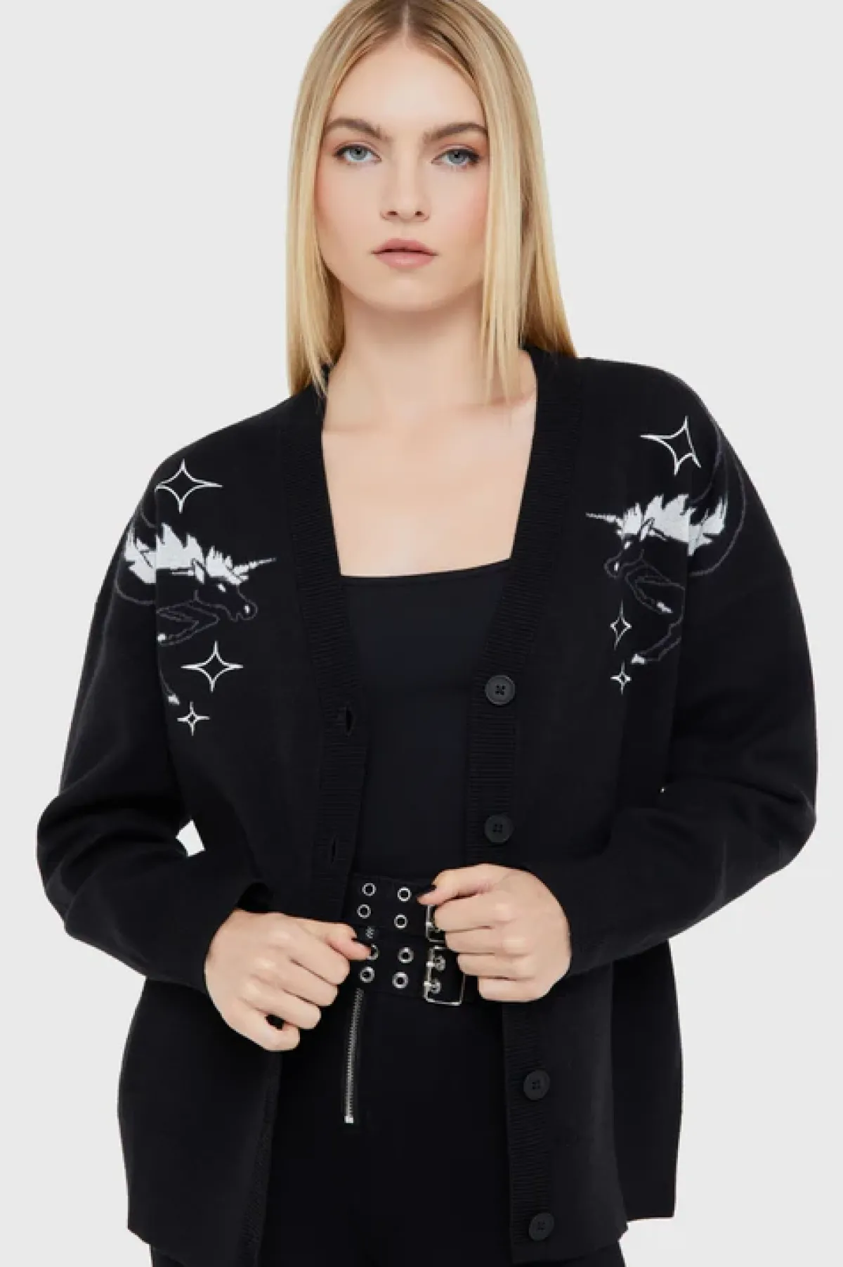 Online Monochromi Corn - Neuletakki Neuleet|Goottikamaa