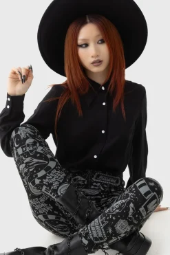 Outlet Never Trust The Living - Leggingsit Leggingsit|Beetlejuice