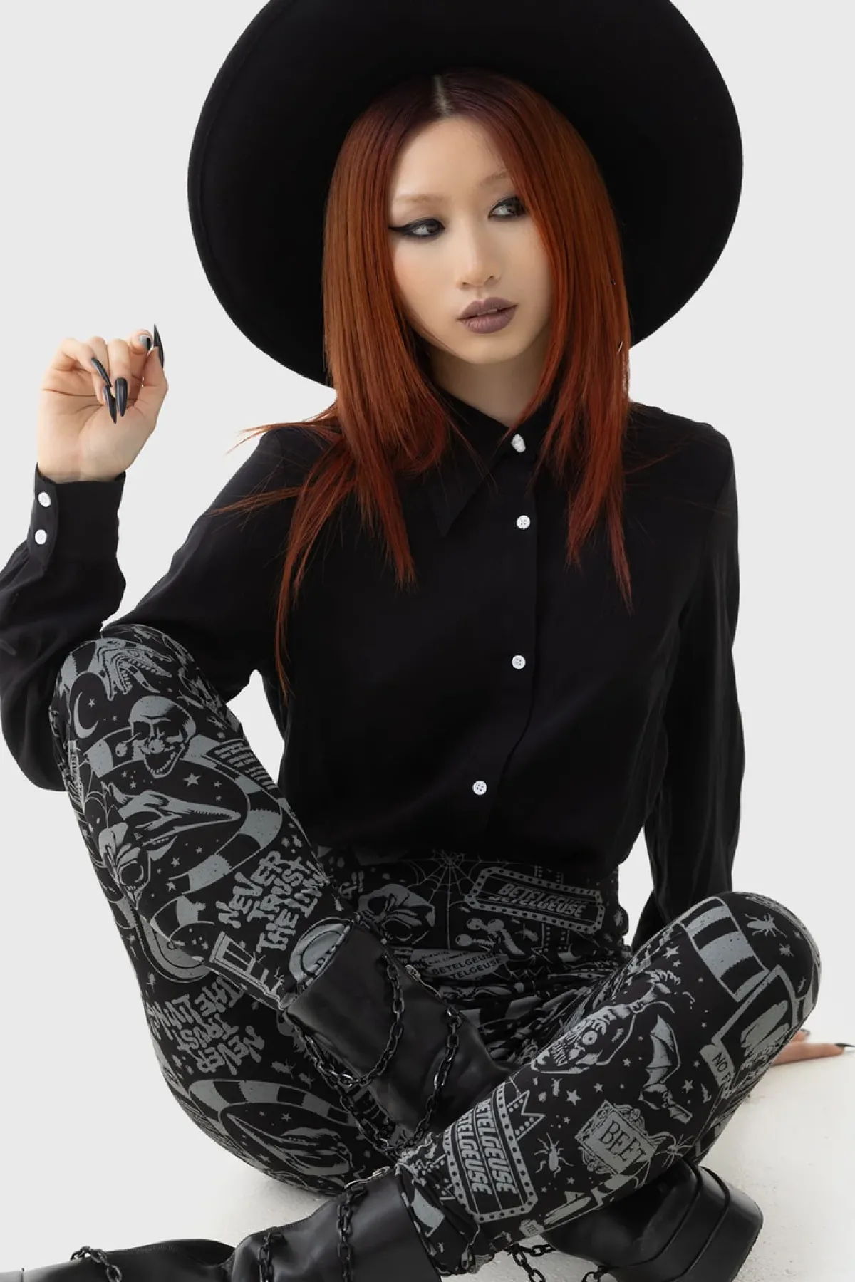 Outlet Never Trust The Living - Leggingsit Leggingsit|Beetlejuice