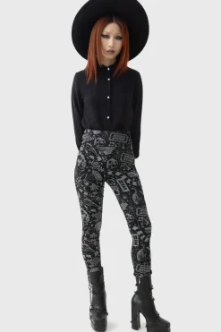 Outlet Never Trust The Living - Leggingsit Leggingsit|Beetlejuice