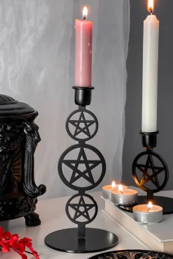 New Pentagram - Kynttilänjalka Goottikamaa|Kynttilät Ja Kynttilänjalat