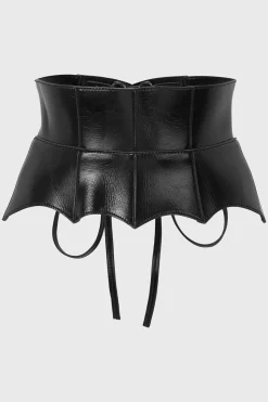 Discount Wetland Bat - Peplum korsettivyö Goottikamaa|Harnessit