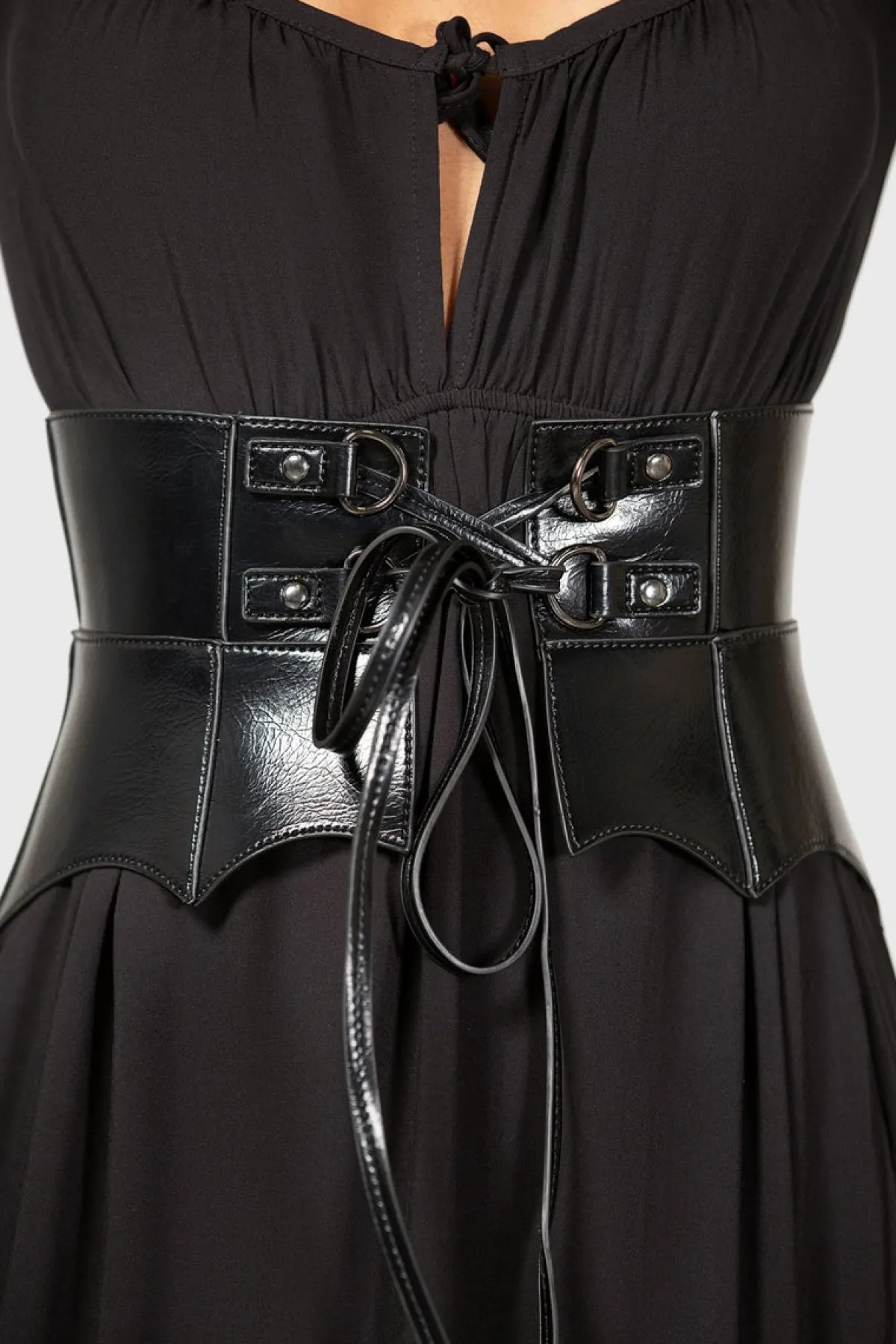 Discount Wetland Bat - Peplum korsettivyö Goottikamaa|Harnessit