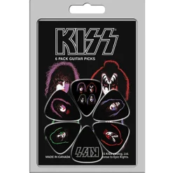 Outlet KISS: Faces Covers - Plektrasetti 6kpl Plektrasetit|Kiss