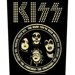 Hot Kiss Hailing From NYC - Kangasmerkki, selkä Kiss|Selkämerkit