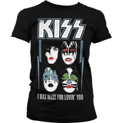 Sale KISS: I Was Made For Lovin' You - Naisten T-paita Kiss|T-Paidat