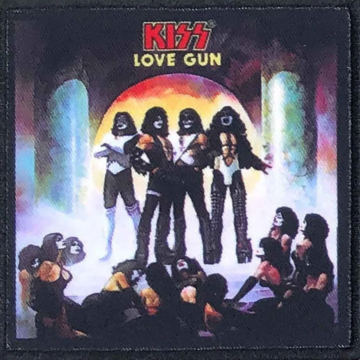 Hot KISS Love Gun - Kangasmerkki Kiss|Kangasmerkit