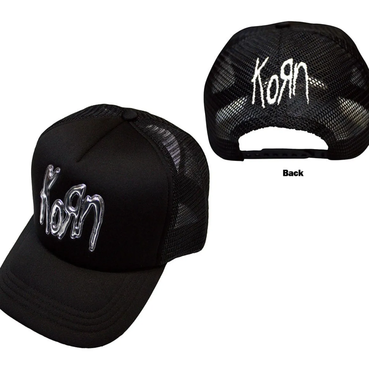 Hot Korn: Sonic Silver Logo - Mesh Back Lippis Korn|Lippikset