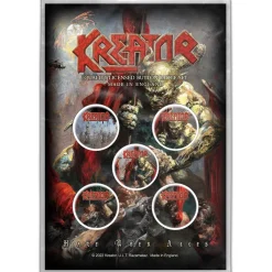 Best Kreator: Hate Uber Alles- Pinssi setti 5kpl Pinssit Ja Rintanapit|Kreator