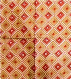 Outlet Kuviollinen puuvilla huivi - Red squares Hippikamaa|Huivit