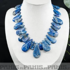 New Lapis lazuli helminauha, pisarat 1–5 cm, 41 kpl Kivi Ja Kristallikorut|Korutarvikkeet