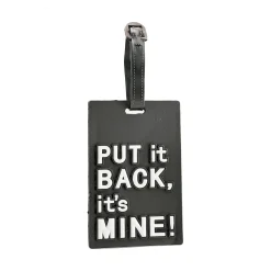 Clearance Laukun nimikyltti - Put It Back, It’s Mine! Matkalaukku Nimikyltit