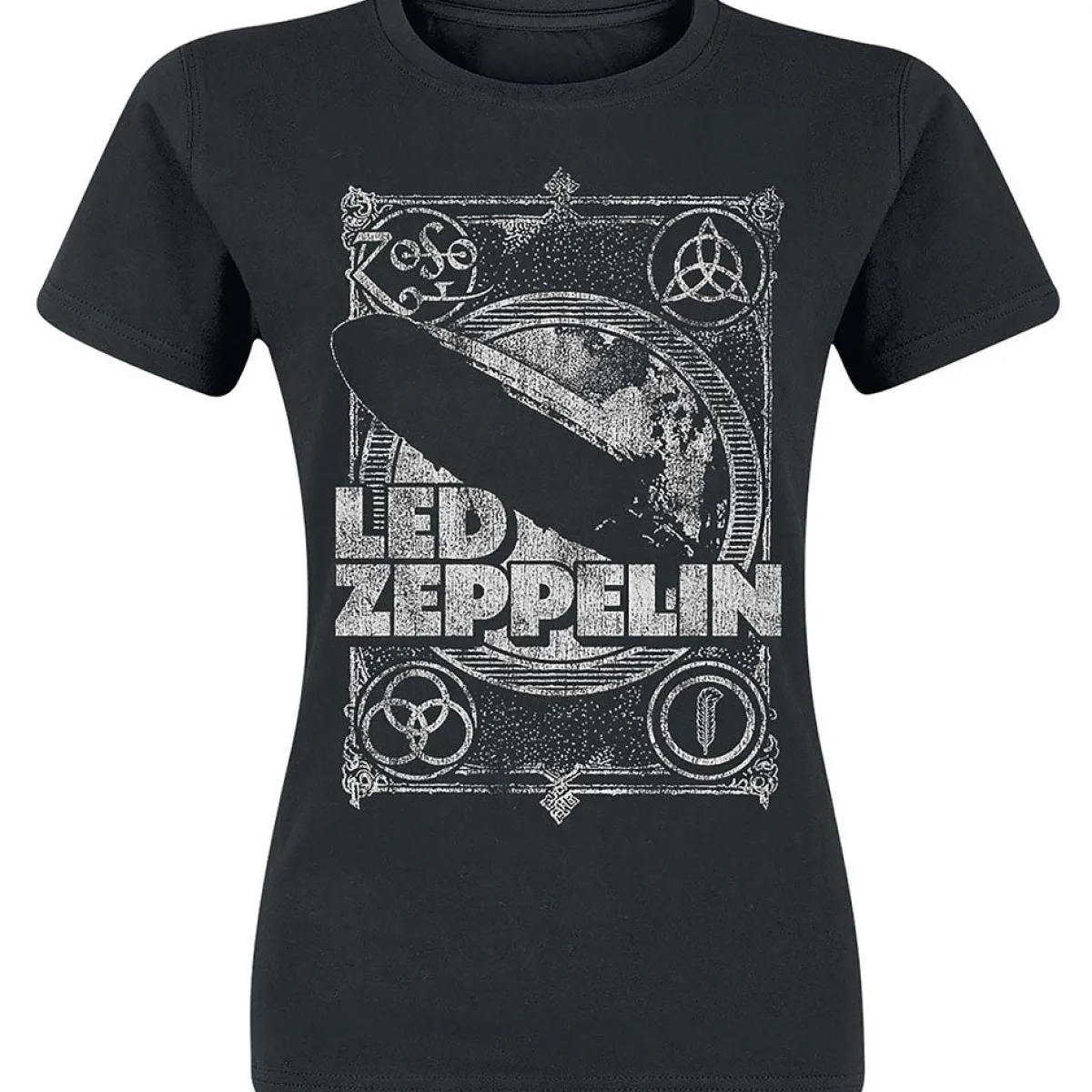 Clearance Led Zeppelin Vintage print LZ1 - Naisten T-paita Hippikamaa|Led Zeppelin