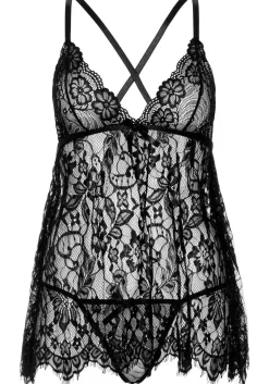 Best Floral lace - Babydoll ja stringit Pikkutuhmaa|Alusvaatteet