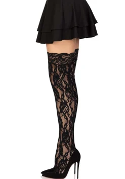 Online Rose Lace - Ylipolvensukat Pikkutuhmaa|Sukat