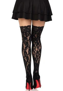 Online Rose Lace - Ylipolvensukat Pikkutuhmaa|Sukat