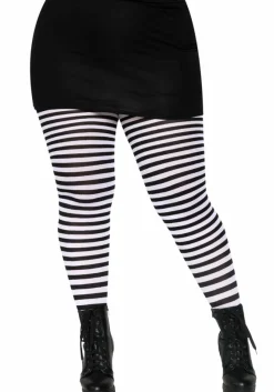 Discount Striped Nylon Plus size - Sukkahousut Sukkahousut|Pride