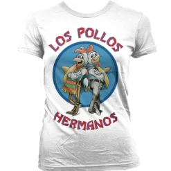 New Los Pollos Hermanos - Naisten T-paita, valkoinen Ystävälle|T-Paidat