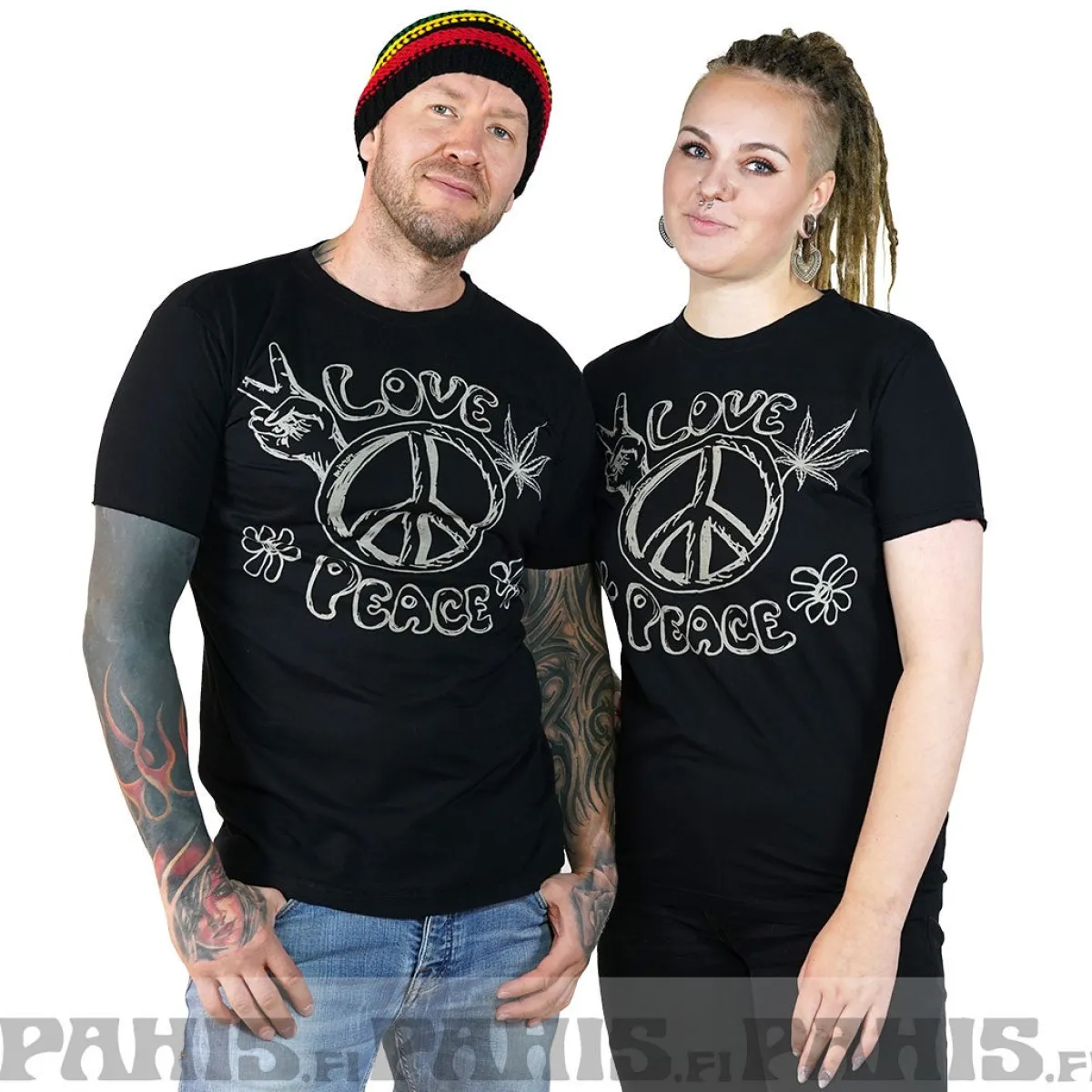 Clearance Love & Peace - T-paita Hippikamaa|T-Paidat