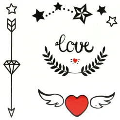 Best Love - Pieni siirtotatuointi Siirtotatuoinnit