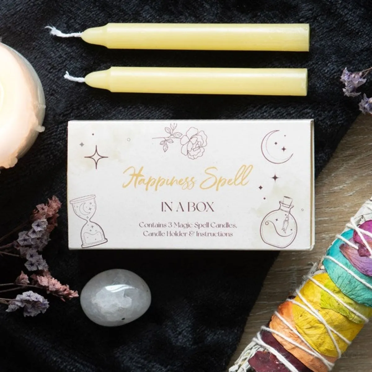 Sale Magic Happiness Spell in a Box - Kynttilät Ystävälle|Kynttilät Ja Kynttilänjalat