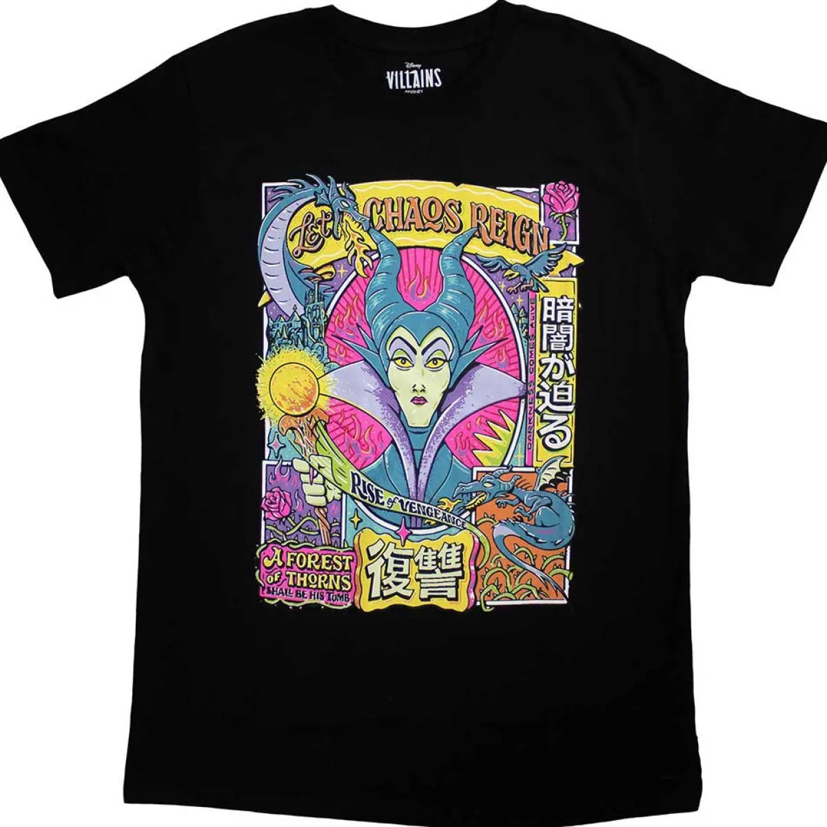 Discount Maleficent Sleeping Beauty Let Chaos Reign - T-paita T-Paidat|T-Paidat
