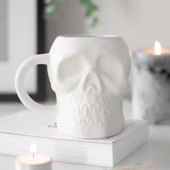 Matte White Skull - Muki Goottikamaa|Pääkallokamaa