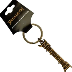 Discount Megadeth Gold Logo v2 - Avaimenperä Megadeth|Avaimenperät