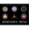 Best Mercedes-Benz Logot - Postikortti Seinäkyltit & Taulut|60-Vuotiaalle