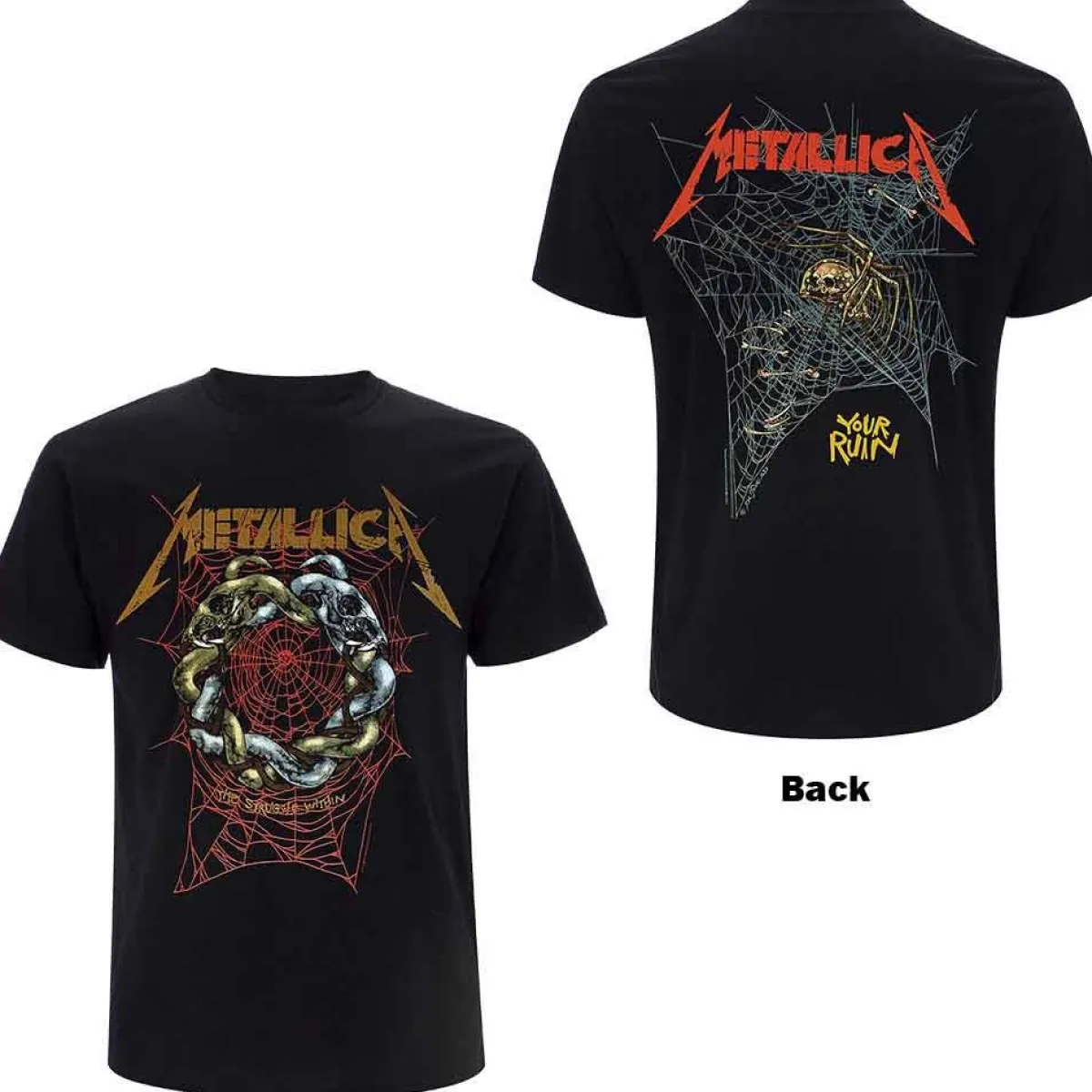 Clearance Metallica Ruin/Struggle - T-paita Bändipaidat|Metallica