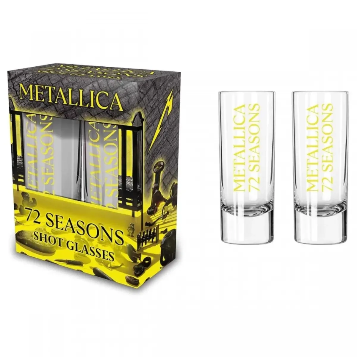 Clearance Metallica: 72 seasons - Shottilasit 2kpl Juoma- Ja Shottilasit|Metallica