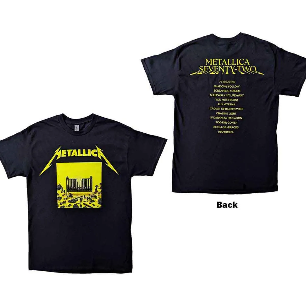 Metallica 72 Seasons Squared Cover - T-paita Bändipaidat|Metallica