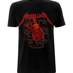 Outlet Metallica Skull Screaming Red 72 Seasons - T-Paita Metallica|T-Paidat