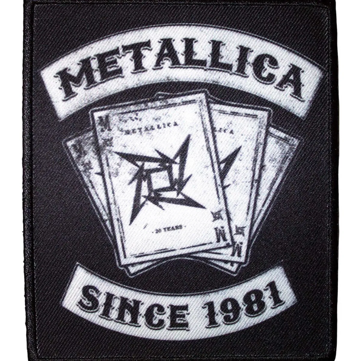 Clearance Metallica: 30th anniversary playing card - Kangasmerkki Metallica|Kangasmerkit