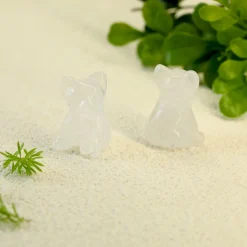 New Mini koira – Kirkas kvartsi Vuorikristalli / Kirkas Kvartsi|Koriste-Esineet