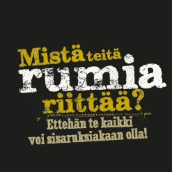 Outlet Mistä Teitä Rumia Riittää? Lady Fit T-paita Asenne T-Paidat