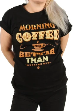 Clearance Morning Coffee - T-paita Asenne T-Paidat|Asenne T-Paidat