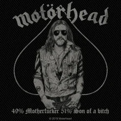 Motörhead 49% motherfucker - Kangasmerkki Motörhead|Kangasmerkit